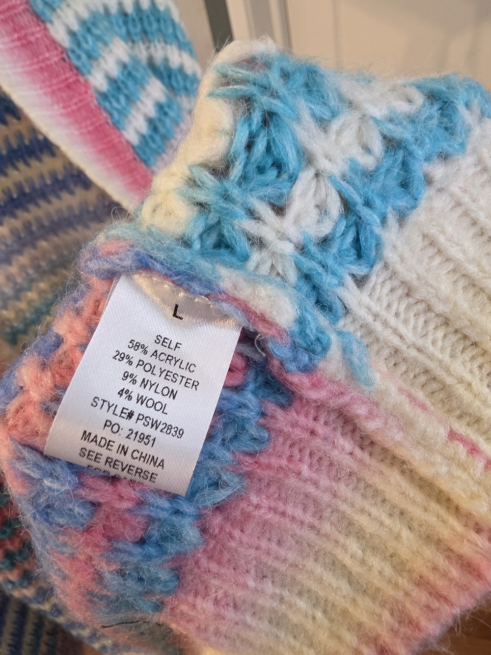 Polagram Gradient Pastel Multi-Stripe Open Cardigan Sweater - Picture 5 of 13